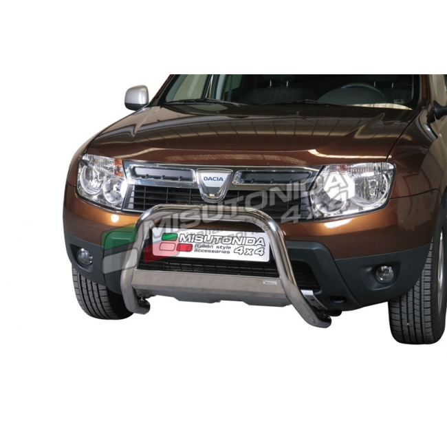 BLACK BULL BAR NUDGE BAR for Dacia Duster 2023-up 63 mm EC APPROVED