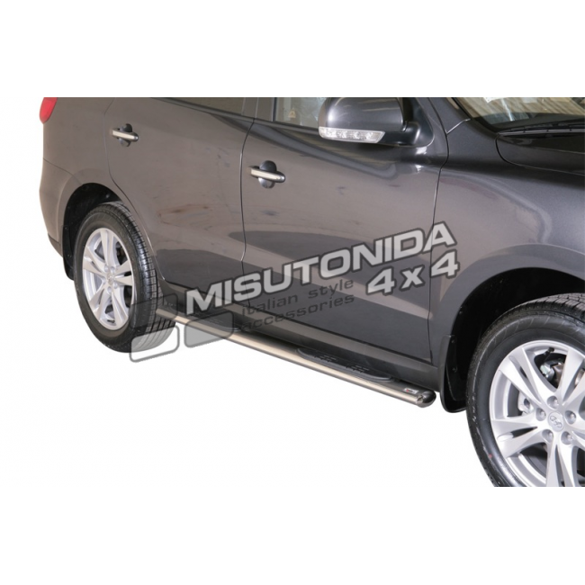 Подножки hyundai. Пороги Hyundai Santa Fe 2012- OEM. Пороги Санта Фе 2. Hyunday SANTAFE пароги. Пороги Hyundai Santa Fe 4.