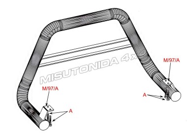 Bull Bar MED/97/IX 2004 - 2006 Ford Ranger DC