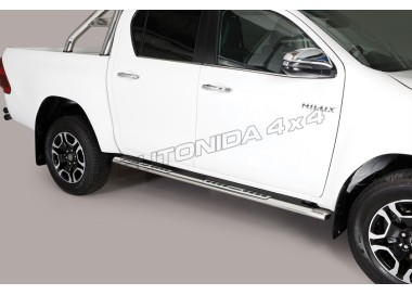 Side Steps Misutonida DSP/410/IX 2021- Toyota Hi-Lux Double Cab 