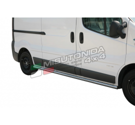 Side Protection Renault Trafic LWB (With Inox Caps)